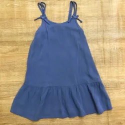 Vestido de tirantes color azul 
