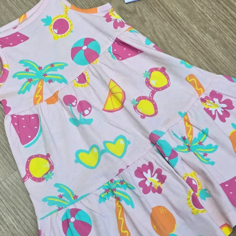 Vestido de tirantes color rosado 