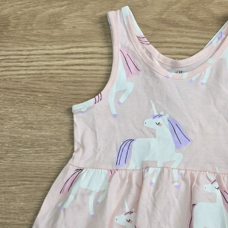 Vestido de Unicornios color rosado