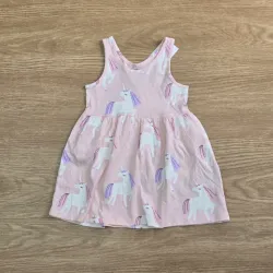 Vestido de Unicornios color rosado