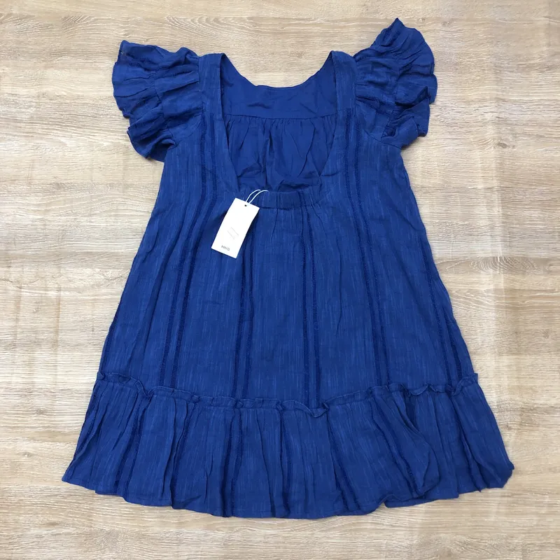 Vestido Mango color azul oscuro 