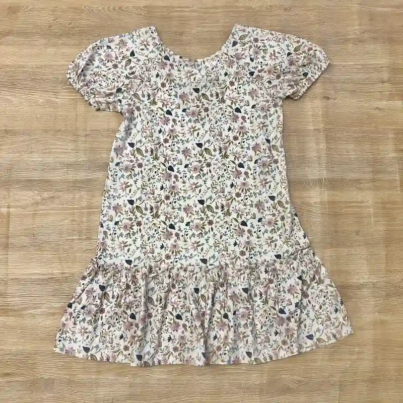 Vestido Mango con flores de colores 