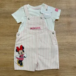 Vestido tipo overol de Minnie Mouse 