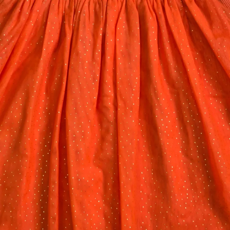 Vestido Tull Naranja