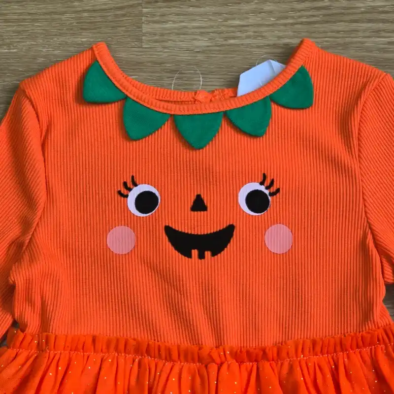 Vestido Tull Naranja