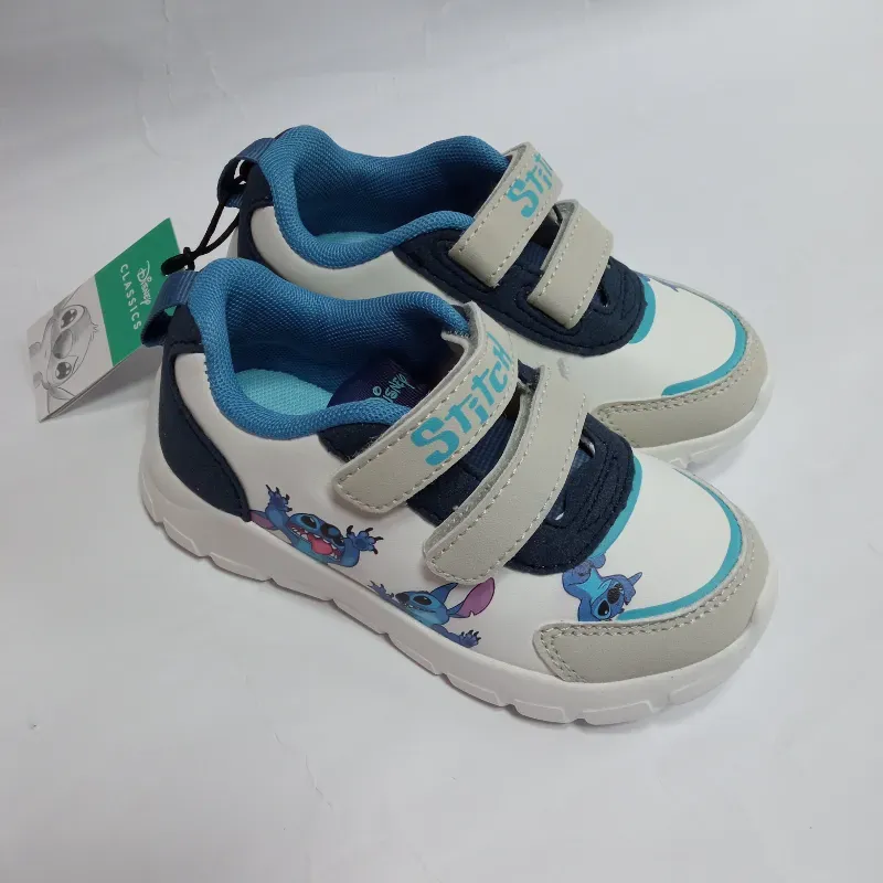 Zapatos de Stitch color blanco y azul 