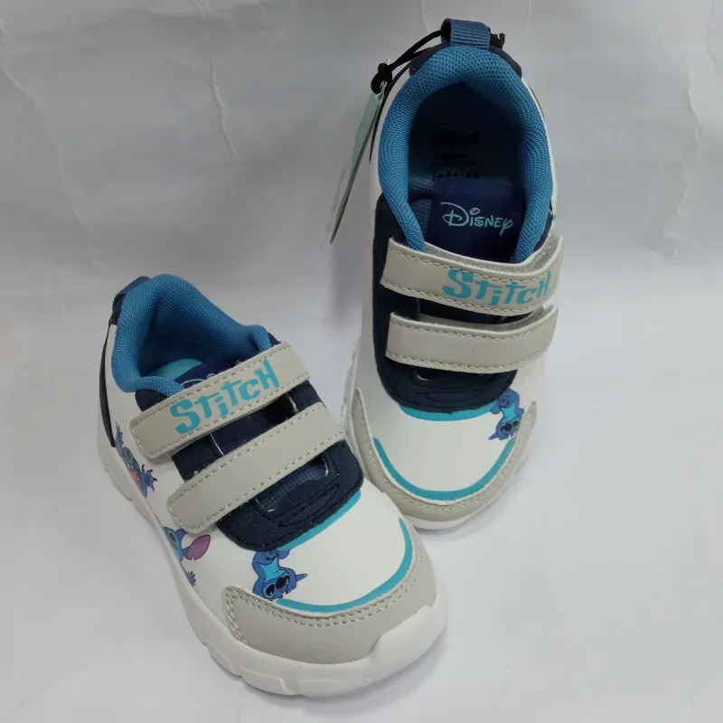 Zapatos de Stitch color blanco y azul 