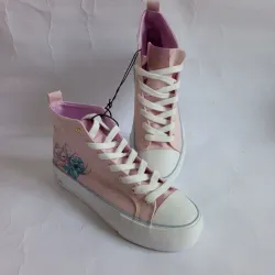 Zapatos tipo converse "Stitch y Angel"
