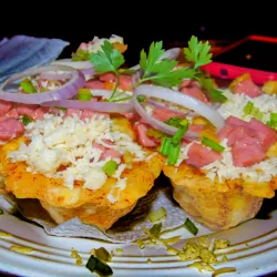Chatinos c/ Jamón y Queso Blanco 