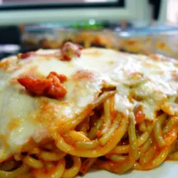 Espaguetis c/ Chorizo y Queso Blanco