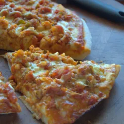 Pizza c/ Langosta y Queso Gouda 