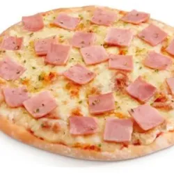Pizza c/ Queso Blanco y Jamón Visking 