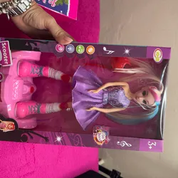 Barbie scooter girl