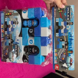 Set de bloques estilo policía 