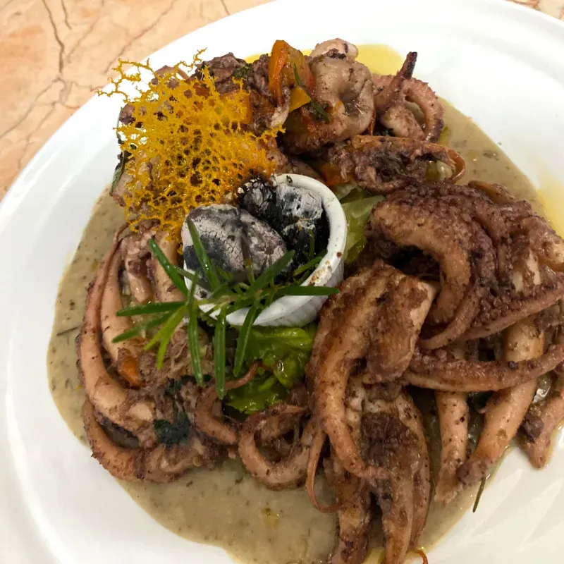 Pulpo a la diabla