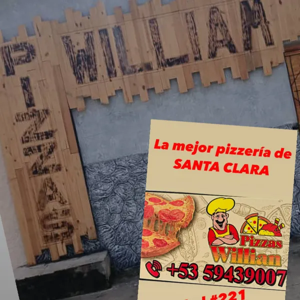 Somos PIZZAS WILLIAM tu pizzeria de confianza, con más de 10 años brindado un servicio de excelencia.