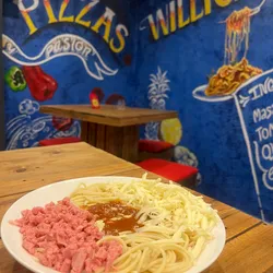 Espagueti jamón/gouda