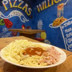 Espagueti lomo/gouda