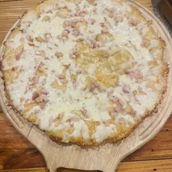 Pizza de lomo/gouda