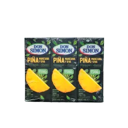 Jugo de piña, manzana y uva Don Simón 200ml (6 unidades)