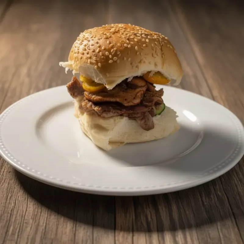 Pan con Bistec