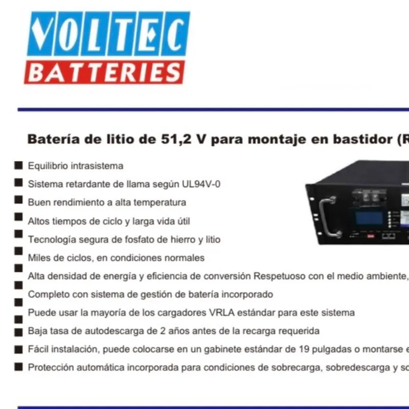 Batería de Litio 5kw