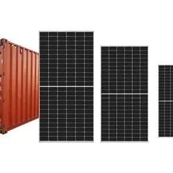 Contenedor Mixto de Paneles Solares