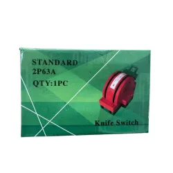 Cuchilla doble tiro 63 AMP/ 110 y 220- 2 polos