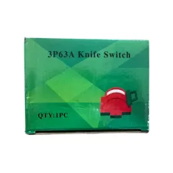 Cuchilla doble tiro 63AMP 220/450 - 3 polos