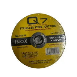 Disco de corte de 5"