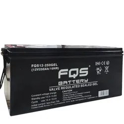 FQS12-250GEL 12V 250 AH