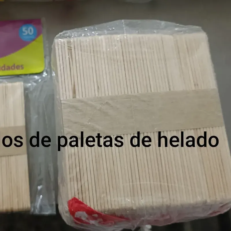 PALETAS PARA HELADOS 