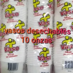 Vasos biodegradables 10oz 