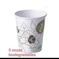 Vasos biodegradables 5oz 