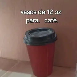 VASOS ROJOS PARA CAFÉ