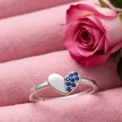 Corazón azul AN011