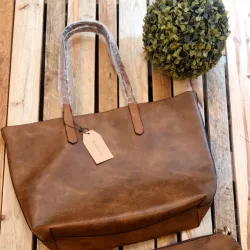 Cartera grande triple
