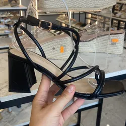 Sandalias altas de tacón