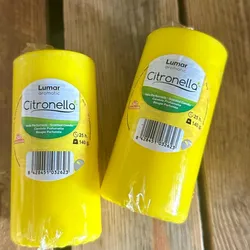 Velas aroma citronela