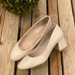 Zapatos de tacón cuadrado