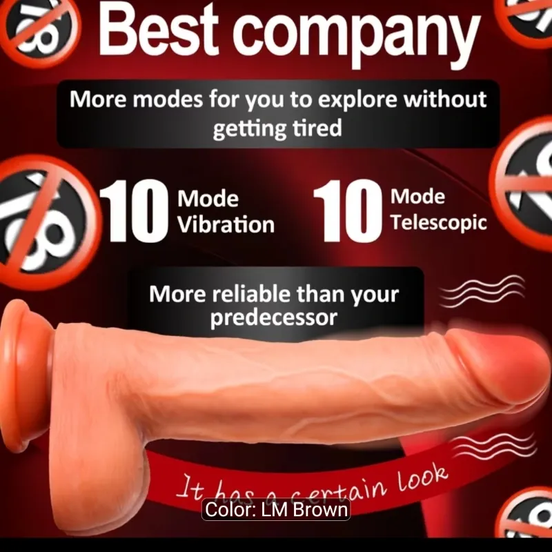 🖤 Dildo realista de calentamiento 🔥
