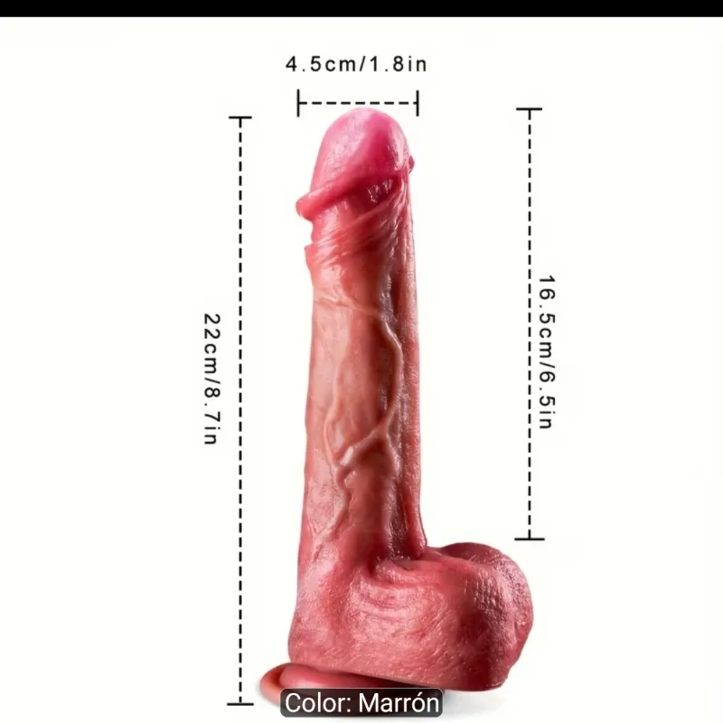 🔥Dildo vibratorio de calentamiento 🔥