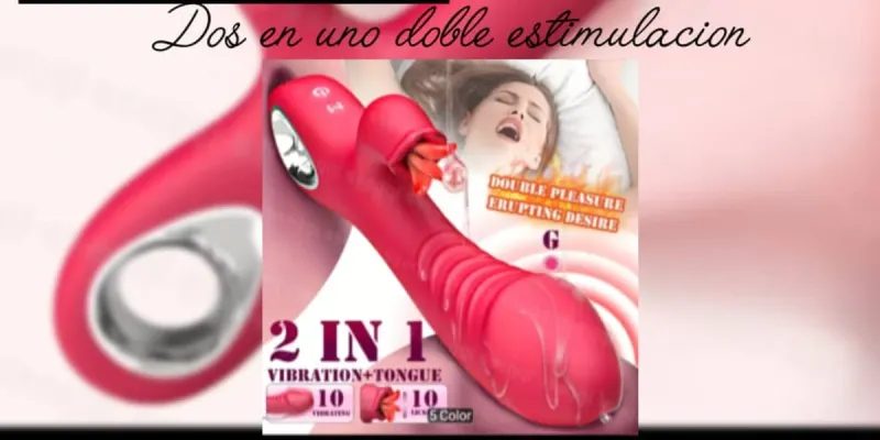 🌺Dos en uno :Vibrador y lengüita 💦