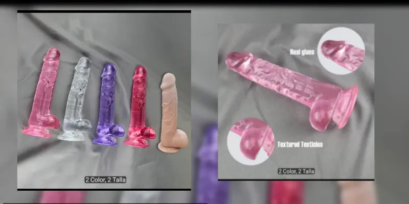 🫦Mega dildo de silicona suave ‼️💦
