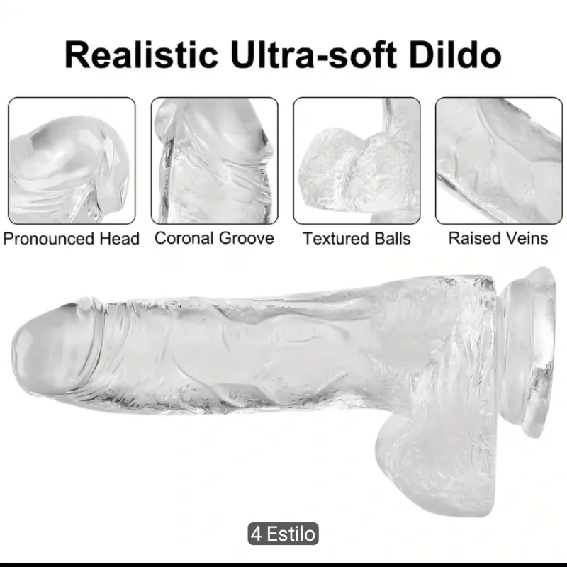 🫦Mega dildo de silicona suave ‼️💦