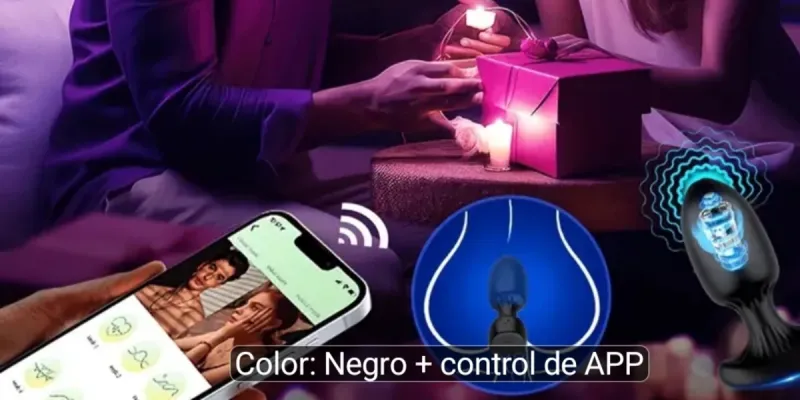 🖤 Plug anal inalámbrico ✔️