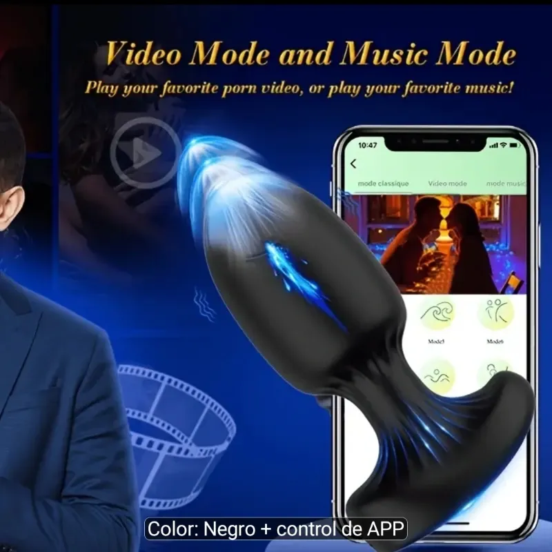 🖤 Plug anal inalámbrico ✔️
