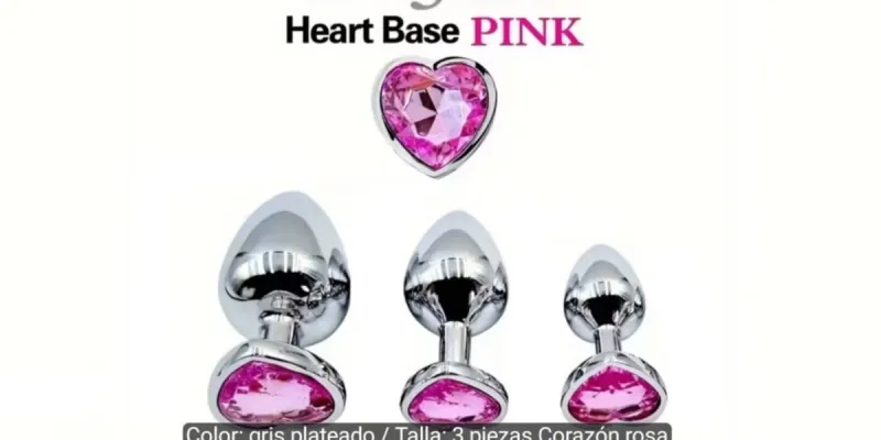 Set de Plugs anales con base de 💗