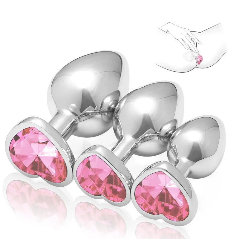 Set de Plugs anales con base de 💗