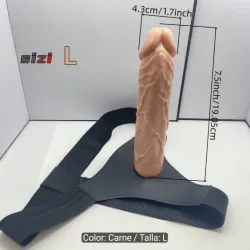 ✔️Tanga con dildo ajustable 💦